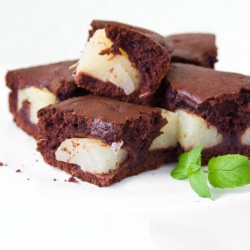 Chocolate Cake with Pear