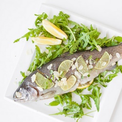 Roasted Trout with Thyme and Lemon