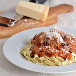 Fettuccine and Meatballs