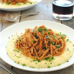 Slow Cooker Paprika Pork w/ Polenta