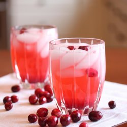 Cranberry Vodka Spritzer