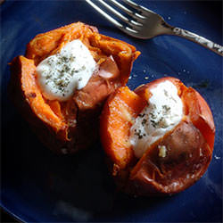 Salt Roasted Sweet Potatoes