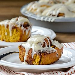 Pumpkin Cinnamon Rolls