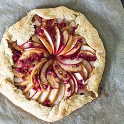 Apple Pomegranate Galette