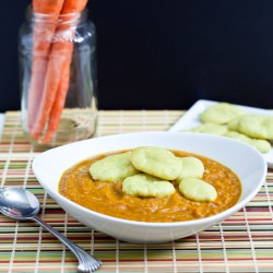 Curried Acorn Carrot Soup