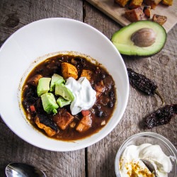 Black Bean and Sweet Potato Chili