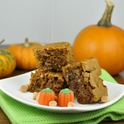 Pumpkin Blondies
