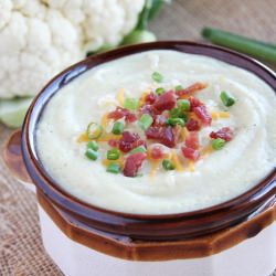 Cauliflower Baked Potato Soup