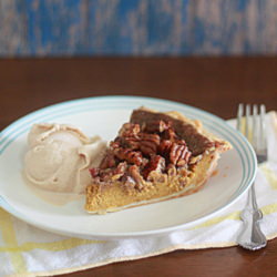 Vanilla Praline Pumpkin Pie