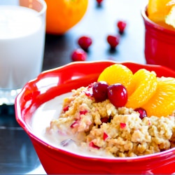 Cranberry Orange Oatmeal