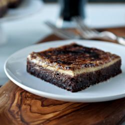 Creme Brulee Stout Brownies