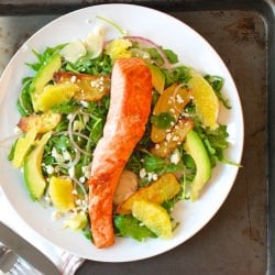 Arugula Salmon Salad