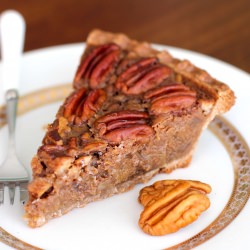 Healthy Maple Pecan Pie