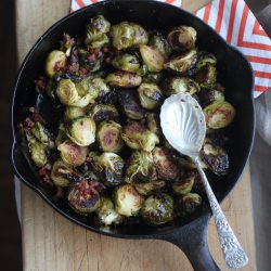Maple Roasted Brussels Sprouts
