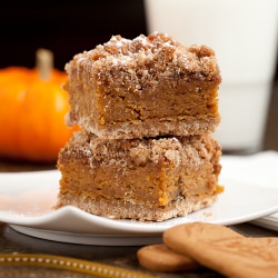 Pumpkin Bars Biscoff