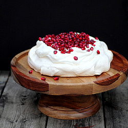 Pomegranate Pistachio Pavlova