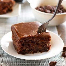 World’s Best Chocolate Oatmeal Cake