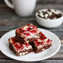 Cranberry Cheesecake Brownies