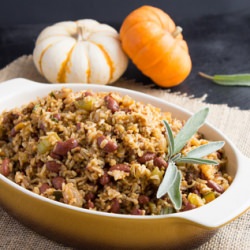 Rice & Bean Sausage Stuffing