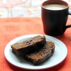 Spiced Pumpkin Chocolate Chip Loaf
