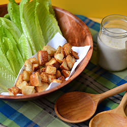 Deconstructed Caesar Salad