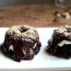 Chocolate Hazelnut Bundt Cakes