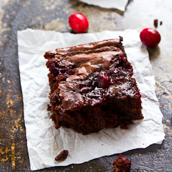 Cranberry Sauce Brownies