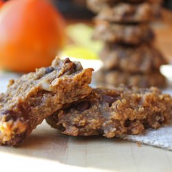 Persimmon Amaranth Quinoa Cookies