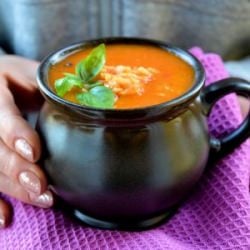 Cream Soup with Roasted Tomatoes