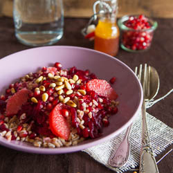Spelt Salad with Pomegranate