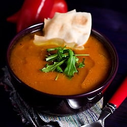 Pumpkin and Red Pepper Soup