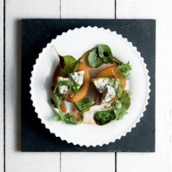 Spicy Pears and Cheese