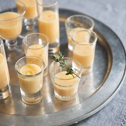 Lemon-Thyme Infused Egg Nog