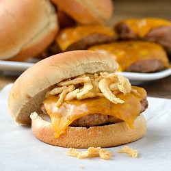 Maple Cheddar Turkey Burgers