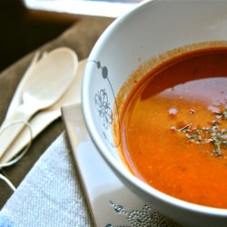Chickpeas and Bell Pepper Soup