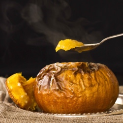 Roasted Mini Pumpkin Soup