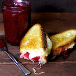 Grilled Cheese With Cranberry Jam