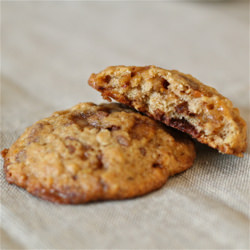 Banana Toffee Bit Cookies