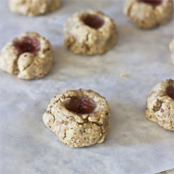 Maple Jam Thumbprint Cookies
