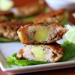 Potato Kababs Stuffed with Avocado
