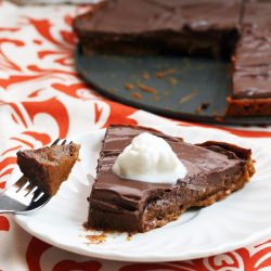 Pumpkin Chocolate Mousse Pie