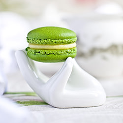 Macarons with Tea Matcha