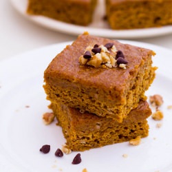 Low Fat Pumpkin Bars