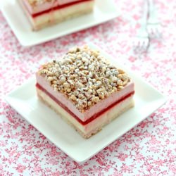 Strawberry Vanilla Almond Entremet