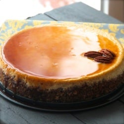 Maple Cheesecake with Pecan Crust