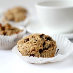 Wholemeal Choc Chip & Chunk Muffins