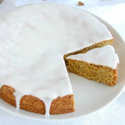 Lemon-Frosted Pistachio Cake