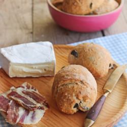 Black Olives Stuffed Ciabatta