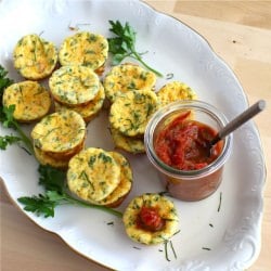 Squash & Parm Crustless Mini Quiche