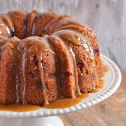 Pear Cranberry Bundt Cake